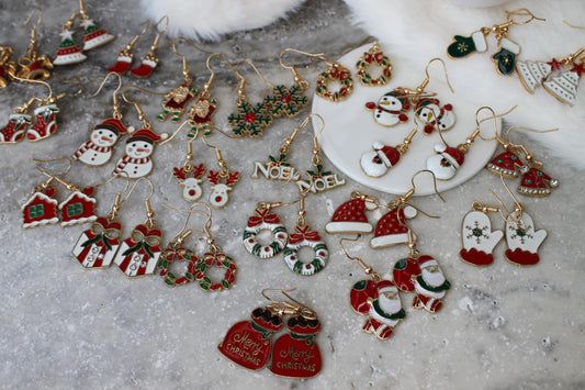Assorted Christmas Earrings