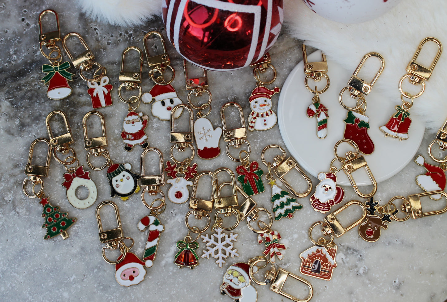 Christmas Lock Keychains